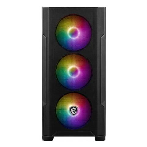 Case MAG FORGE M100 Middle Tower ATX / micro ATX / Mini-ITX 1x USB 3.2 / 2x USB 2.0 Colore Nero (Finestrato)  - Foto 1
