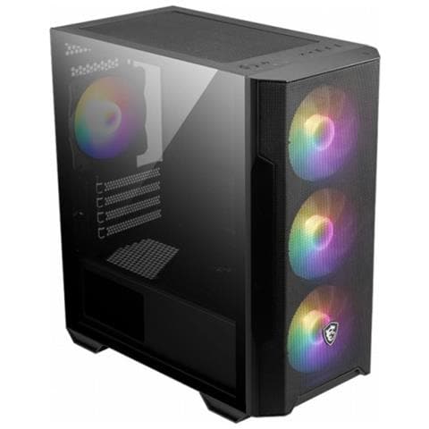 Case MAG FORGE M100 Middle Tower ATX / micro ATX / Mini-ITX 1x USB 3.2 / 2x USB 2.0 Colore Nero (Finestrato)  - Foto 4