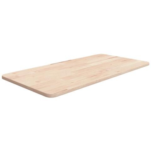 Piano Bagno 80x40x1,5 Cm Legno Massello Non Trattato - Foto 1