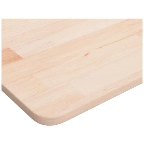 Piano Bagno 80x40x1,5 Cm Legno Massello Non Trattato - Foto 4