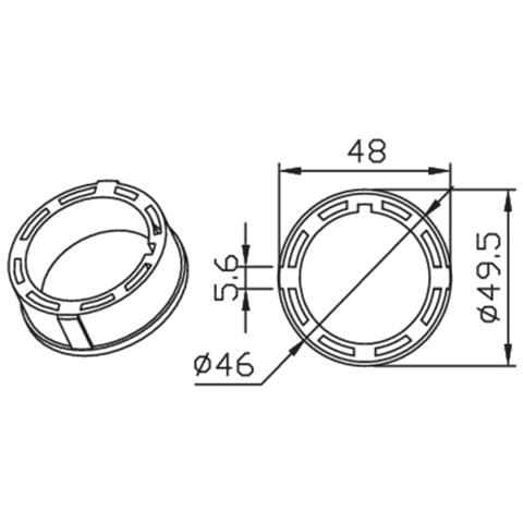 Tondo 61mm Rinforzato 7mm Con Chiavetta Came 001yk4108 - Foto 1