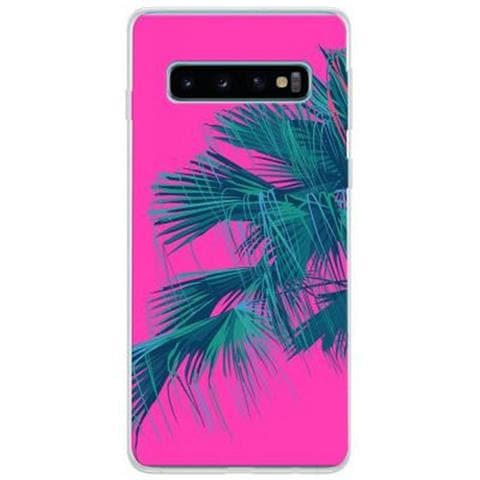 Cover Per Samsung Galaxy S10 Giungla Rigida, Fucsia - Foto 1