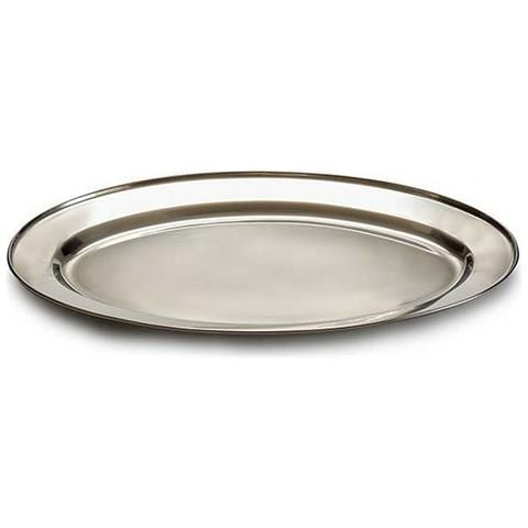 Vassoio Argentato Acciaio Inossidabile 40 X 2,5 X 26,5 Cm (24 Unità) - Foto 2