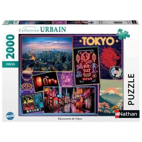 Puzzle Découverte De Tokyo 2000 Pezzi - Foto 1