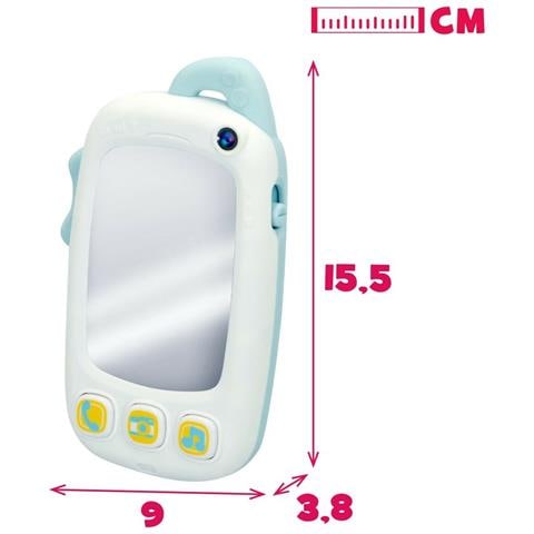 Telefono Giocattolo Bianco 9 X 15,5 X 3,8 Cm (6 Unità) - Foto 2