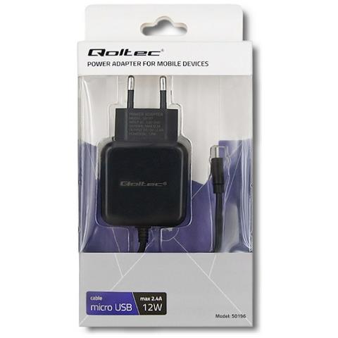 Caricabatterie Da Parete Qoltec 50196 Nero 12 W - Foto 4