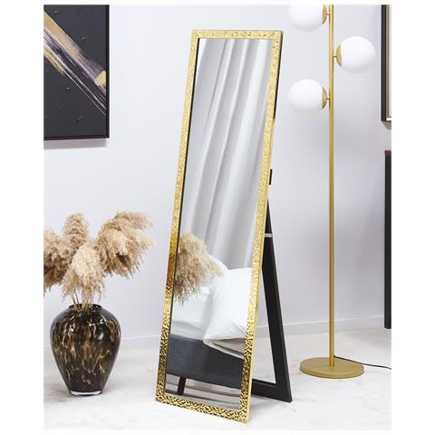 Specchio Da Terra Oro 40 X 140 Cm Brecey - Foto 1