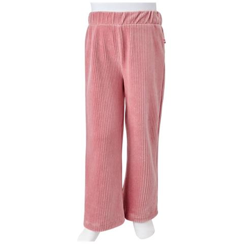 Pantaloni Per Bambini In Velluto A Coste Rosa Chiaro 128 - Foto 8