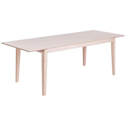 Tavolo Da Pranzo Allungabile Legno Chiaro 180/240 X 90 Cm Crosby - Foto 2
