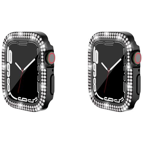 Custodia Da 2 Pezzi Con Protezione Per Lo Schermo Per Apple Watch Iwatch 3 Nera 40 Mm - Foto 1