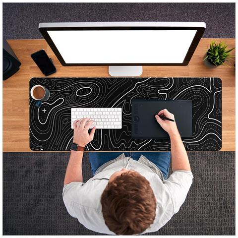 Sfondo Del Desktop Con Tappetino Per Mouse Grande Black M - Foto 2