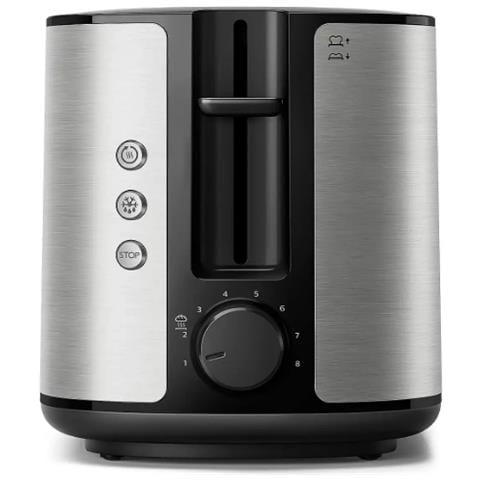 HD2650/90 Tostapane Viva Collection a 2 Fette Potenza 950 W Colore Nero / Acciaio inossidabile - Foto 2