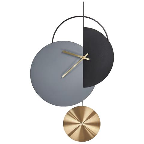 Orologio Da Parete Nendaz 32 Cm Metallo Grigio - Foto 2