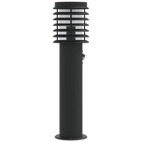 Lampada da Terra per Esterni Sensore Nera 60 cm in Acciaio - Foto 2