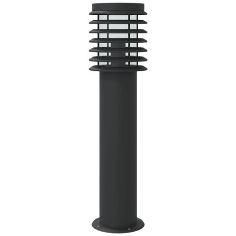 Lampada da Terra per Esterni Sensore Nera 60 cm in Acciaio - Foto 7