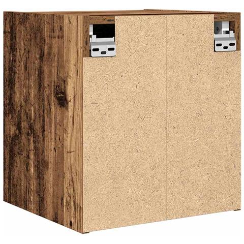 Comodini a Muro 2 pz Legno Antico 38x34x40 cm - Foto 9