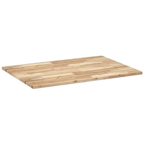 Piano Scrivania Non Trattato 80x70x2cm Legno Massello Di Acacia - Foto 3