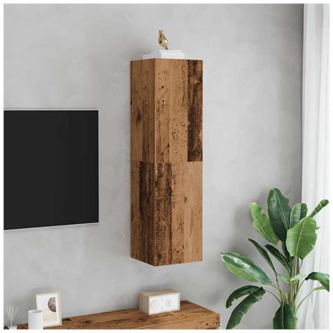 Mobile Porta Tv Legno Antico 30,5x30x110 Cm Legno Multistrato - Foto 3