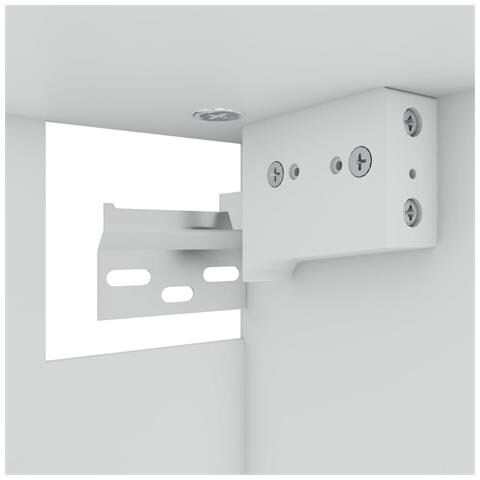 Pensile In Vetro “lyon” Grigio Sonoma 60x31x60 Cm - Foto 8