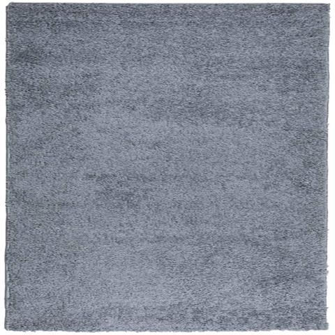 Tappeto Shaggy Pamplona A Pelo Lungo Moderno Blu 160x160 Cm - Foto 1