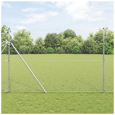 Recinzione esagonale 1.6x50 m in acciaio zincato - Foto 2