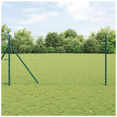 Euro Fence Set di 2 Verde Metallo verniciato a polvere Grande - Foto 2