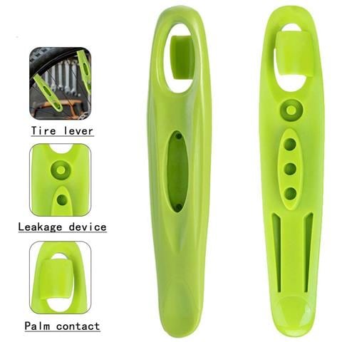 Leva Per Pneumatici Per Mountain Bike Verde In Pom: Strumento Di Riparazione Pneumatici Portatile E Resistente - Foto 2