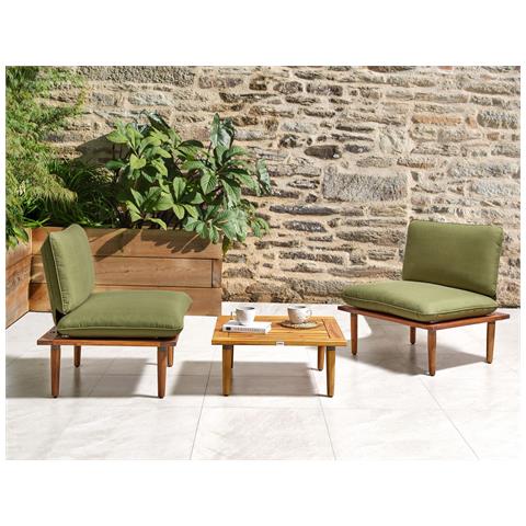 Set Di Copricuscini Per Esterni Frascati Verde Oliva - Foto 1