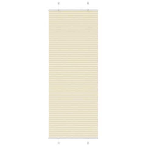 Tenda Plissettata Crema 70x200 cm Larghezza Tessuto 69,4 cm - Foto 1