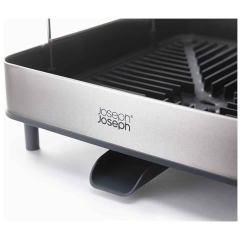 Scolapiatti A Due Livelli Organizzazione Efficiente Per La Cucina Supporto Per Calici Drenaggio Regolabile Acciaio Inox Colore Acciaio - Foto 2