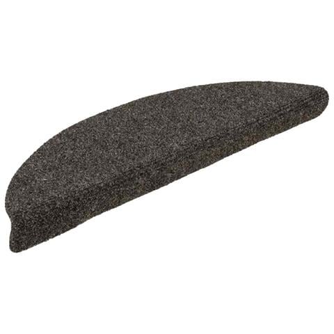 Tappetini per scale autoadesivi 30 pz 56x17x3 cm antracite semicircolari - Foto 2