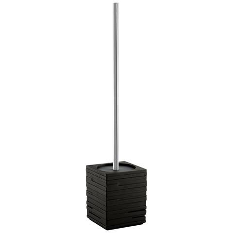 Scopino Con Ciuffo In Setole D'appoggio In Resina Qu33 Serie Quadrotto Nero - Foto 1