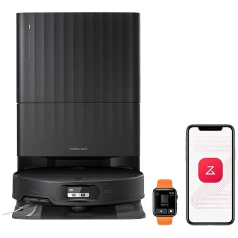 Qrevo Edge 2 Aspirapolvere E Lavapavimenti Robot, 25.000pa, Ultra Sottile 7.98 Cm, Zero Aggrovigliamenti, Riconoscimento Oggetti In Ai, Lavaggio Panni Ad Acqua Calda A 80°c E Asciugatura Automatica, Pulizia Bordi Flexiarm, Nero - Foto 1
