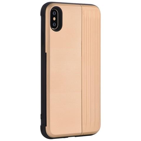 Custodia Dorata Per Iphone X / Xs Con Slot Per Schede - Foto 2