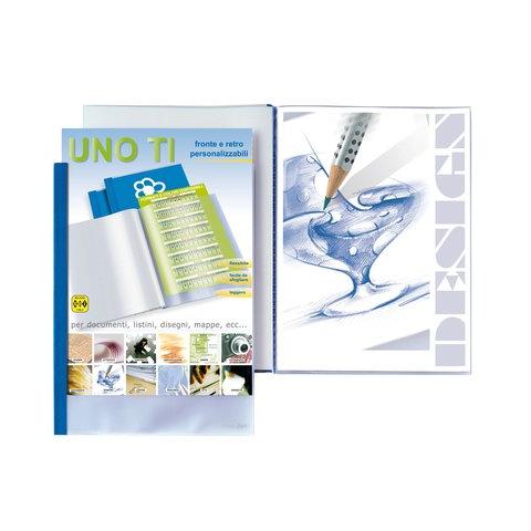 pz. 1 Portalistini Uno TI. rosso 22x30cm 12 buste 55221212 - Foto 1