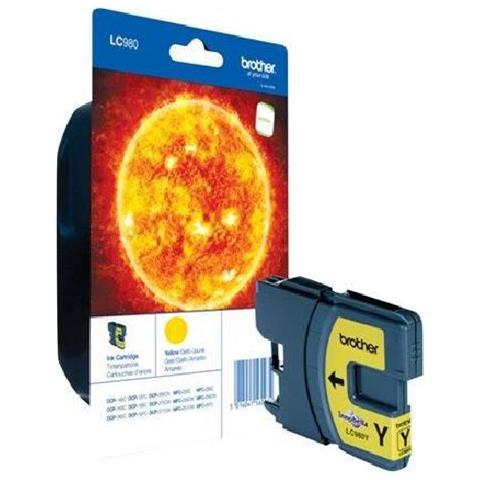 LC-980YBP Cartuccia Ink Giallo per DCP145/195/16X / 365/37X / 25X / 29X Resa Pagine 260 - Foto 3