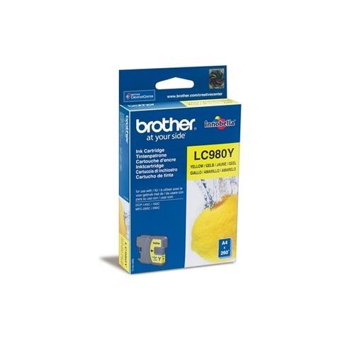 LC-980YBP Cartuccia Ink Giallo per DCP145/195/16X / 365/37X / 25X / 29X Resa Pagine 260 - Foto 1