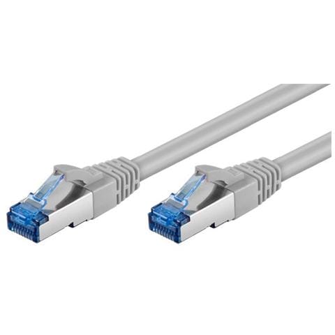 ICOC LS6A-100 - Cavo di rete Patch in rame Cat. 6A Grigio SFTP 10 mt - Foto 1