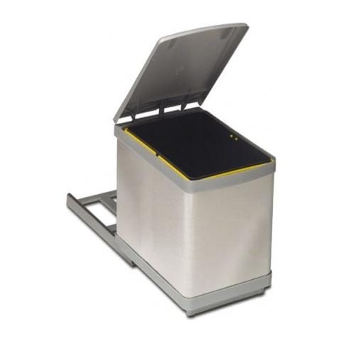 Pattumiera Estraibile Ad Incasso Art. 280 Grigio Chiaro - Foto 1