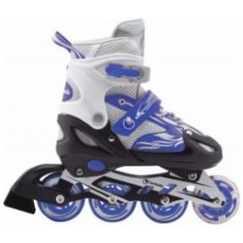 Pattini In Linea Bambino Nero Blu 38/41 - Foto 1