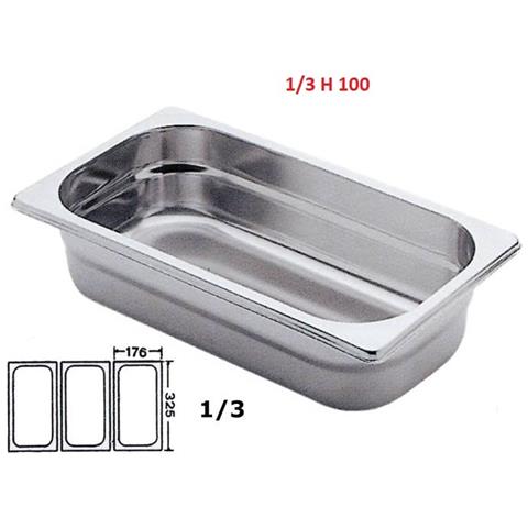 Bacinella Gastronorm In Acciaio Inox Gn 1/3 6 Pezzi Cm. 32,5x17,6 H. Cm. 10 - Foto 8