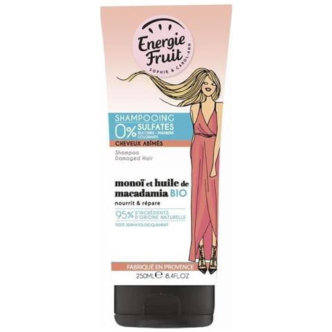 Shampoing Monoi Et Huile De Macadamia - sans Sulfate - cheveux Abimés - 250 ml - Foto 1