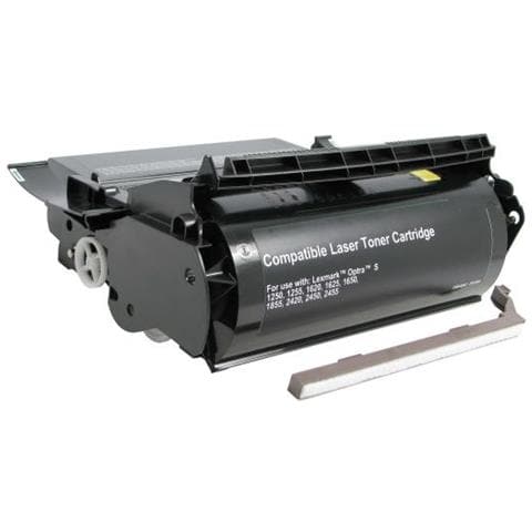 TONER COMPATIBILE -  Optra S1250 Nero 1382925 Per Lexmark Optra S1250 S1620 S1650 S2420 S2450 Capacita' 17.600 Pagine - Foto 1