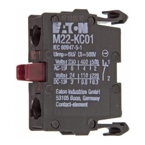 Contatto Ausiliario M22-kc01 Nc A Vite Fissaggio Di Base 216382 - Foto 1