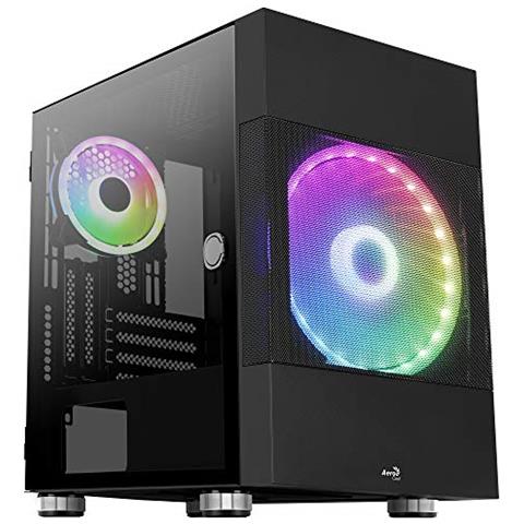 Atomicbk, Case Pc Microatx, 2x Ventole Argb, Vetro Temperato + Griglia - Foto 1