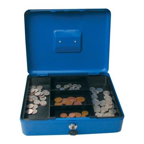 Cattedrale 25 Cm Da 10 Pollici Valore Del Metallo Cash Box - Blu - Foto 1
