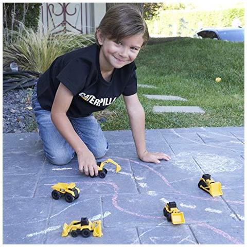 erpillar 82150 Piccole Macchine 5 Pack Veicolo Per Costruzioni Giallo - Foto 4