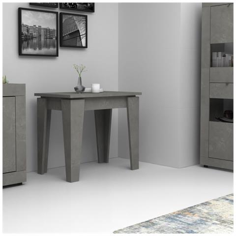 Consolle Allungabile Natron Cemento 50x90 Cm - Foto 2