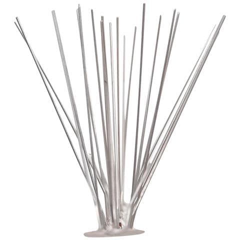 Set Dissuasori per Uccelli e Piccioni 40 pz Acciaio 5 File 20 m - Foto 2