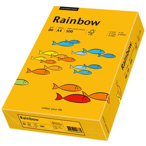 Rainbow A4 500er, A4 (210×297 mm) , Universale, Opaco, Arancione, ECF - Foto 1